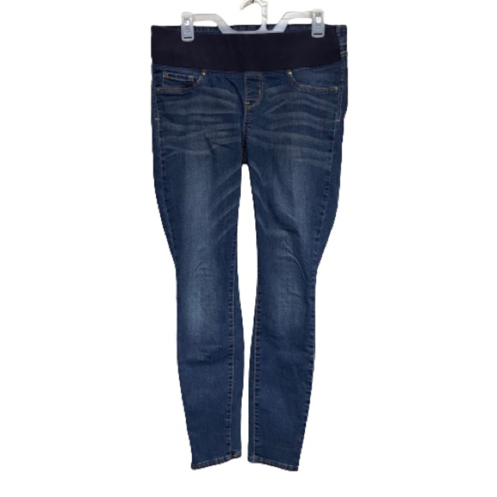 Levi's Strauss Gold Baby Bump Skinny Jeans with Stretch Sz M Maternity Jeans - Picture 8 of 14